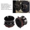 1 Pair Nab Hub Adapters for Studer for Akai for Teac, 10 Inch Opener Empty Aluminum Alloy Take Up Reel to Reel Small Hub, Tape Reel to Reel Recorder for Studer (Black) view 4