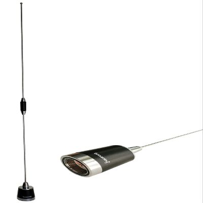 Mobile Antenna UHF 450-470MHz NMO, Tunable, 5.5 dBd Gain, 5/8 Wave Over 5/8 Wave, 200W Power, BR173