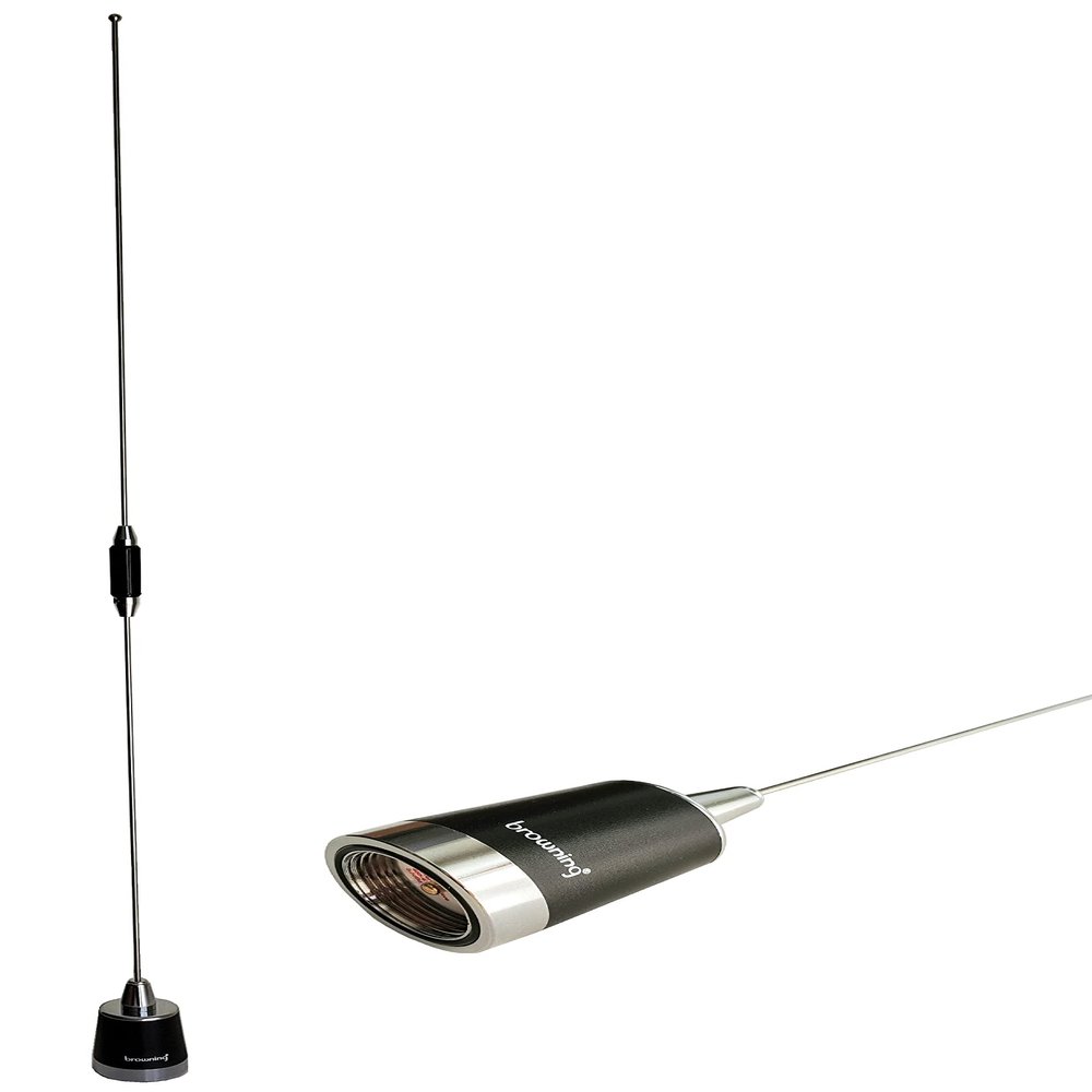Mobile Antenna UHF 450-470MHz NMO, Tunable, 5.5 dBd Gain, 5/8 Wave Over 5/8 Wave, 200W Power, BR173