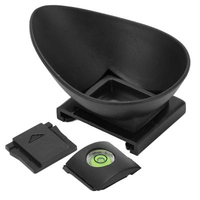 Camera Viewfinder Eyecup,22mm Rubber Viewfinder Eyecup with Top Cold Shoe Cover Spirit Level,for 5D2, 5D, 6D, 40D, 50D, 60D, 60Da, 70D