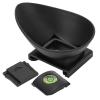 Camera Viewfinder Eyecup,22mm Rubber Viewfinder Eyecup with Top Cold Shoe Cover Spirit Level,for 5D2, 5D, 6D, 40D, 50D, 60D, 60Da, 70D view 1
