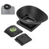 Camera Viewfinder Eyecup,22mm Rubber Viewfinder Eyecup with Top Cold Shoe Cover Spirit Level,for 5D2, 5D, 6D, 40D, 50D, 60D, 60Da, 70D view 3