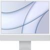 2021 Apple iMac with Apple M1 Chip with 8-core CPU (24-inch, 16GB RAM, 512GB SSD Storage) (QWERTY English) Silver (Renewed) view 1