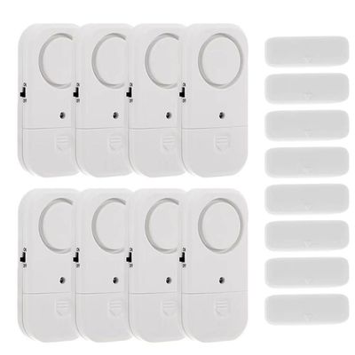 Window and Door Alarm for Kids Safety, 8 Pack Personal Security for Pool, Burglar Alert, Dementia Patients