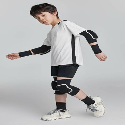 DOBOKS Children's knee pad elbow brace basketball full set knee professional sports equipment