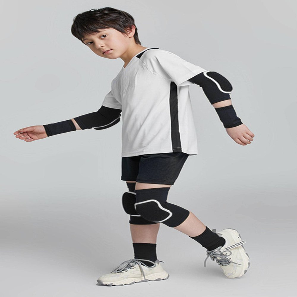 DOBOKS Children's knee pad elbow brace basketball full set knee professional sports equipment
