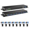 ADD 1 KVM Module for daisychain with 15 Servers(17" LCD KVM +1 daisychain KVM 8 Port) view 3