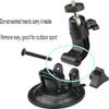 ASOCEA Action Camera Suction Cup Mount Windshield Camera Holder Tripod Adapter with Screw Compatible and Action Camera Chest Mount Harness with J Hook view 3