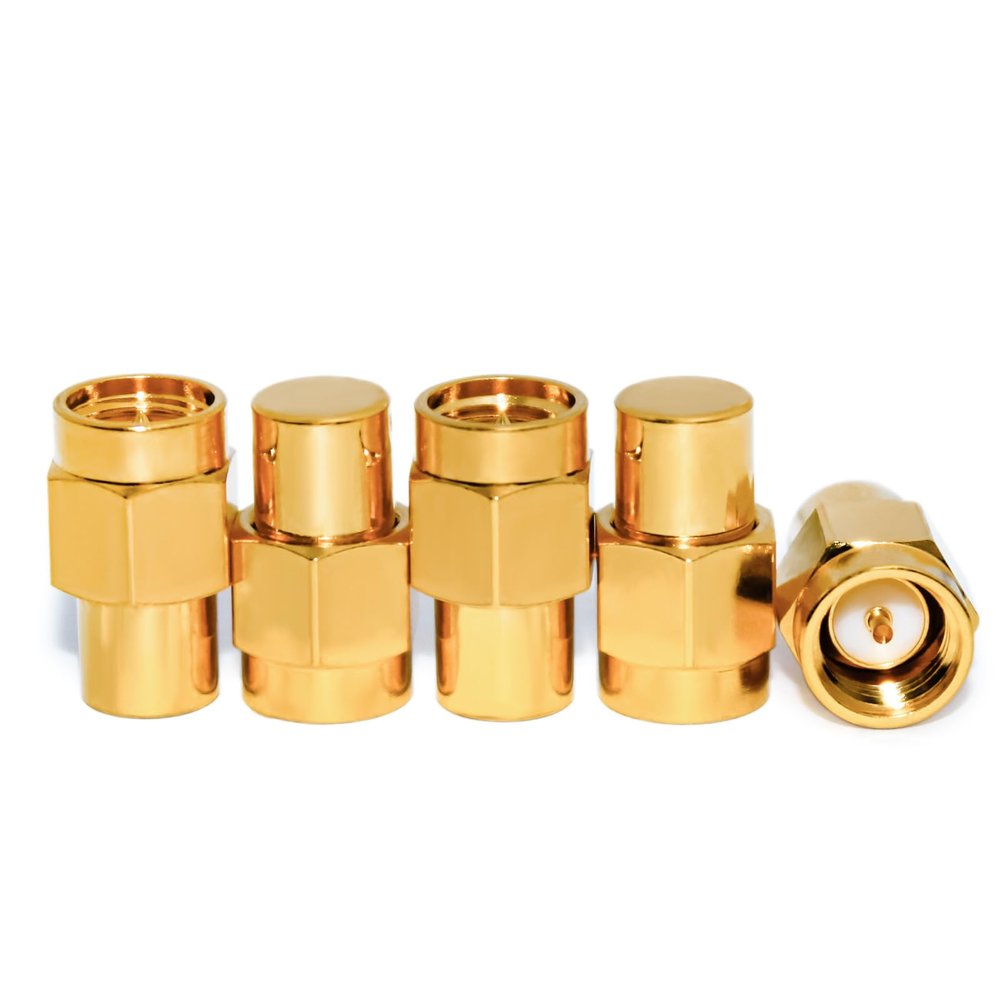 TOJOIN 5pcs SMA Male Load/RF Termination DC to 8GHZ Coaxial SMA Terminators Plug RF Test Equipment Connector Adapter 50 Ohm 0.25W VSWR 1.2 Standard of MIL-C-39012
