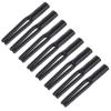 Cable Pants and Jacket Speaker Wire Y Boot (7MM-2x 3.5MM 8PACK Black) for Dressing Up/Protecting/DIY Your Speaker, DIN to RCA Cables view 1