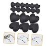 Healifty 16pairs Silicone Eyeglasses Ear Cushions Anti-slip Glasses Retainers for Comfortable Wear Lightweight Grips for Daily Activities and Outdoor Sports view 4