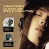 ICESOMNUS Sabbat E16 HiFi Wireless Earbuds with Coaxial Dual Driver Technology, Balanced Armature and Dynamic Driver, aptX Bluetooth 5.2 in-Ear Headphones for Audiophile Music Lovers(Aurora Green) view 4