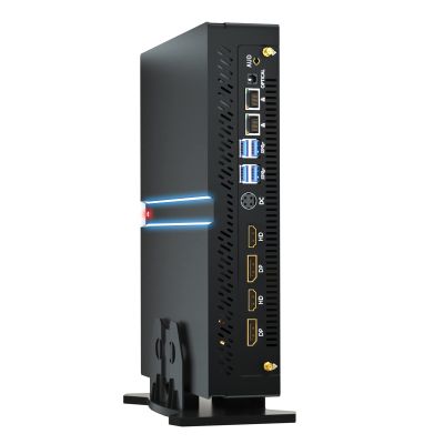 Kinupute Mini Gaming PC, Small Desktop Computer Core i7-12700F 2.1-4.9GHz, Win-11 Pro, 32G DDR5| 1T M.2 PCIE4.0 SSD, GeForce RTX3060 12G, Dual LAN, Four Display, 8K Outputs, WiFi6E/BT5.3, Optical