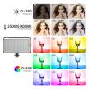 ENEGON RGB Video Light, Built-in 4000mAh Rechargeable Battery LED Camera Light Full Color 24 Common Light Effects, CRI95 2500-9000K LED Video Light Panel with Power Bank Function. view 2