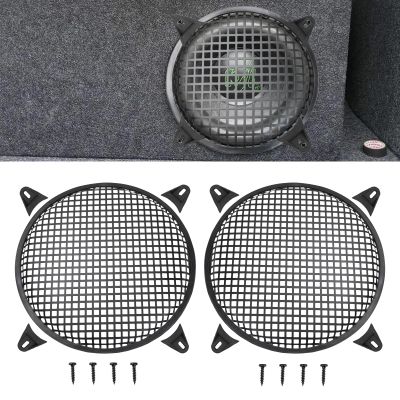Tongze 12" Speaker Grill Cover: Car Audio Speaker Grill Cover, Subwoofer Metal Mesh-Waffle Grill Cover Protector with Rubber Frame(Pack of 2)