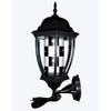 MIXXON Barber Shop Pole Light, Hair Hairdressing Salon Barber Shop Sign, Retro Rotating LED Turn Light, for Outdoor Wall Decoration,A view 1