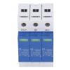AAOCLO Surge Protective Device, DC1000V Fireproof Flame Retardant PC Small Leakage Photovoltaic Surge Protector for Indoor Outdoor (Size : 3P) view 1