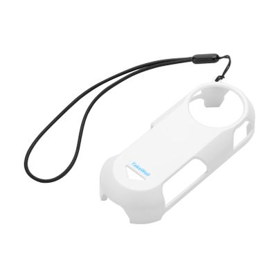 TAKEWELL White Protective Cover for Garmin Varia RTL515 (Cover + Lanyard), Weights Only 0.27 Ounces, Ultra-Thin Design Allows Smooth GPS Signals, Effective Heat Dissipation, White, 1 Pcs.