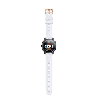 CEKGDB Silicone Rose Gold Buckle Strap For Garmin Fenix 5S Plus 6S Pro 7S Wrist Band 20mm Replacement Watchband For Garmin Instinct 2S (Color : White, Size : For Garmin Fenix 7S)