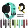AXTI Soft Silicone Watchband Strap For Garmin Forerunner 735XT 220 230 235 620 630 735XT Smart Watch Replacement Watch Band Bracelet (Color : Black Rose) view 2