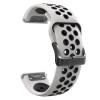 AEHON Silicone 26mm 22mm Quick Release Watchband For Garmin Fenix 6 6S 6X Pro 5X 5 5Plus 3 HR 935 S60 Watch Easyfit Watch Wrist Strap (Color : A, Size : 26mm Fenix 5X 5XPlus) view 1