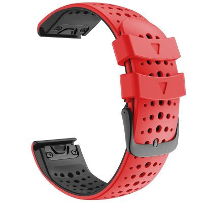SCHIK 26 22mm Silicone Wristband For Garmin Fenix 6 6XPro 5X 5 Plus/Forerunner 935 GPS MK1 D2 Quick Release Easyfit Watch Strap (Color : D, Size : For Approach S60 S62)