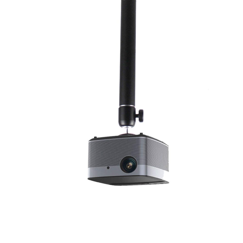 DYPASA Projector Mount Universal Projector Hanger Bracket Office Household Hanger Fixed Lifter Hoisting Wall-Mounted Projector Bracket, Black Ceiling Mount with Tray