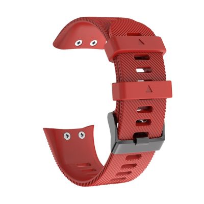 AXTI 18mm 20mm Soft Silicone Smart Watch Band For Garmin Forerunner 45 Watch Sport Wrist Strap For Garmin Forerunner 45S Smart Watch (Color : Red, Size : 18mm Forerunner 45S)
