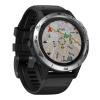 AXTI For Garmin Fenix 6X/6X Pro/6X Sapphire Watch Bezel Ring Stainless Steel Sculptured Time Units Adhesive Anti-scratch Cover Rings (Color : A Silver Black) view 4
