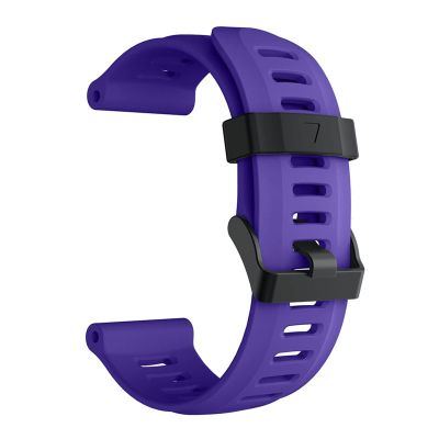 AXTI Fashion Replacement Silicone Watchbands Strap For Garmin Fenix 5X / Fenix 3 Watch With Tools Accessories (Color : Purple, Size : Fenix 3)