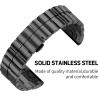 BUDAY 26mm Quick Release Band Metal Easy Fit Stainless Steel Watch Bands Wrist Strap for Garmin Fenix 7X 5X/Fenix 3/Fenix 3 HR Watch (Color : Preto, Size : Fenix 7X) view 2