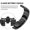 BUDAY 26mm Quick Release Band Metal Easy Fit Stainless Steel Watch Bands Wrist Strap for Garmin Fenix 7X 5X/Fenix 3/Fenix 3 HR Watch (Color : Preto, Size : Fenix 7X) view 3