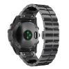 BUDAY 26mm Quick Release Band Metal Easy Fit Stainless Steel Watch Bands Wrist Strap for Garmin Fenix 7X 5X/Fenix 3/Fenix 3 HR Watch (Color : Preto, Size : Fenix 7X) view 4