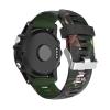 AXTI 26mm Replacement Watch Strap For Garmin Fenix 5X Watch Band Sport Silicone Watchband For Garmin Fenix3 3HR (Color : Bamboo camouflage) view 1