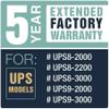 Lowell Five Year Extended Warranty for UPS8-2000, UPS8-2200, UPS8-3000, UPS9-2000, UPS9-3000 (UPS-EW-523) view 1