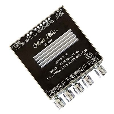 ZK-TB22 2.1 channel audio amplifier board module tweeter subwoofer (With case)