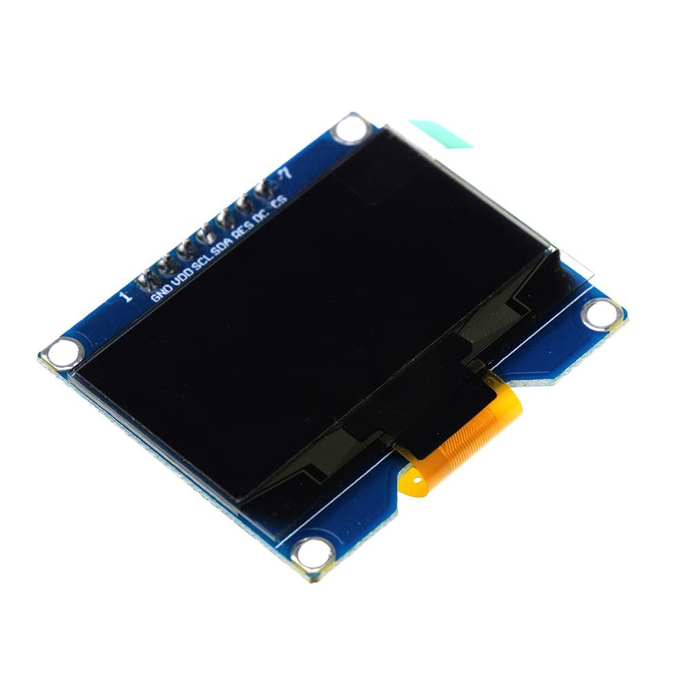 1.54 inch OLED display module LCD12864 LCD SPI interface serial port 7pin SSD1309 (Yellow)