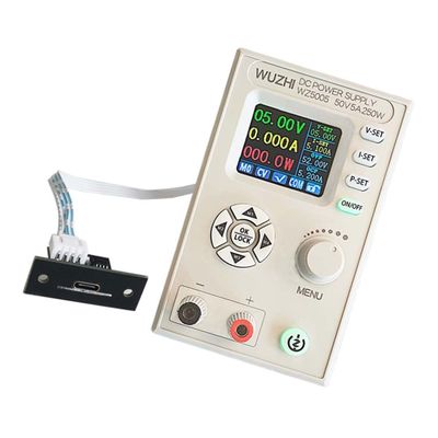 WZ5005 CNC adjustable DC regulated power supply LCD step down module 250W (USB)