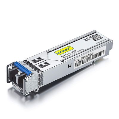 10GTEK 1.25G SFP Transceiver 1000Base-LX, 1310nm SMF DOM Duplex LC Module, up to 10 km, Compatible with Mellanox