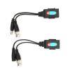 Video Balun Connectors, 8MP HD Video Balun, RJ45 Connector, HD568B Wiring, for Analog GeneralDefinition Cameras view 2