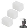 Flash Softbox Diffuser, 3Pcs Mini Polyethylene Camera External Light Reflector Soft Light Box for 580EX Top Flash Studio Portrait Photography view 1