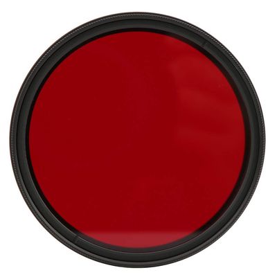 Adjustable IR Filter Practical Integrated 530nm to 750nm Adjustment Wavelength for IR Photography Creation (72mm)