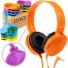 Barks Classroom Headphones (10 Pack, Mixed Colors) - On-Ear Premium Student Bulk Headphones: Perfect for Kids K-12, Schools & Class Sets (Colorful, Durable, Noise Reducing, Comfortable, Easy-to-Clean) view 1