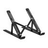 QIYUDS Laptop Stand,Ergonomic Aluminum Laptop Computer Stand, 6-Speed Height Free Choice,Hollow Design,Strong Load Capacity for10-15.6 in Laptops (Color : Black) view 1