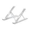 QIYUDS Laptop Stand,Ergonomic Aluminum Laptop Computer Stand, 6-Speed Height Free Choice,Hollow Design,Strong Load Capacity for10-15.6 in Laptops (Color : Silver) view 2