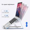 QIYUDS Laptop Stand,Ergonomic Aluminum Laptop Computer Stand, 6-Speed Height Free Choice,Hollow Design,Strong Load Capacity for10-15.6 in Laptops (Color : Silver) view 3
