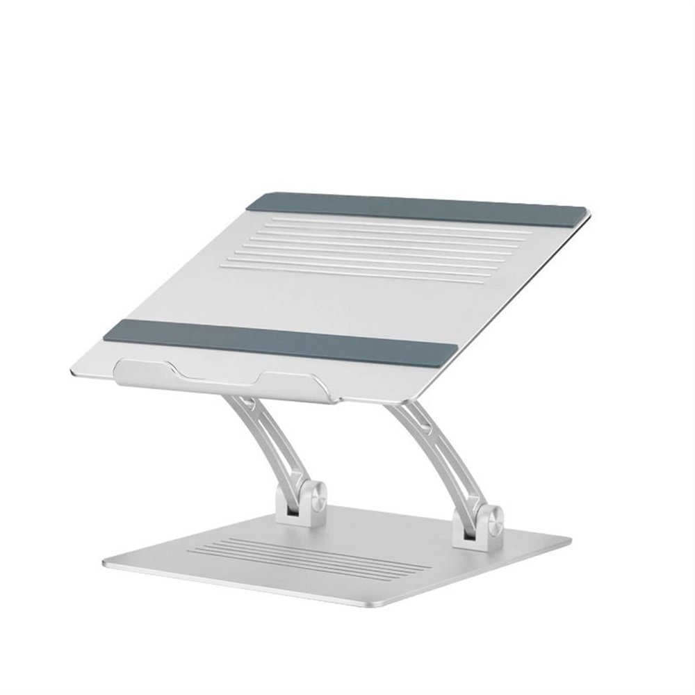 QIYUDS Laptop Stand, Aluminum Computer Riser, Ergonomic Laptops Elevator for Desk, Metal Holder Compatible with 10 to 15.6 Inches Notebook Computer