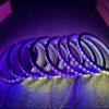 8PCS 15" Car LED Speaker Ring Lights Decorative Light Kit Dream Color Chasing Flow Series + RGB Spacer Ring Light Coaxial Speaker Lights Bluetooth App & Remote Controlled (8PC-CHASE-15'') view 3