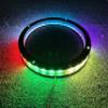 1PC 15" Car LED Speaker Ring Lights Decorative Light Kit Dream Color Chasing Flow Series + RGB Spacer Ring Light Coaxial Speaker Lights Bluetooth App & Remote Controlled (1PC-CHASE-15'') view 2