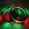 2PCS 15" Car LED Speaker Ring Lights Decorative Light Kit Dream Color Chasing Flow Series + RGB Spacer Ring Light Coaxial Speaker Lights Bluetooth App & Remote Controlled (2PC-CHASE-15'') view 3